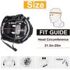 Adjustable Tactical Airsoft Helmet Hunting Combat w/ Side Rail Mount + Half Mask