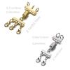 Zpsolution Multi Strand Clasps, Necklace Connectors for Multiple Necklaces Seperator Clasps for Layered Look