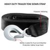 HEAVY DUTY BOAT TRAILER TOW REPLACEMENT WINCH STRAP ROPE 2" x20' WITH SNAP HOOK