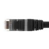 NavePoint Ethernet Patch Cable CAT6A, S/FTP, 26AWG, 3 Ft, 5 Pack, Black