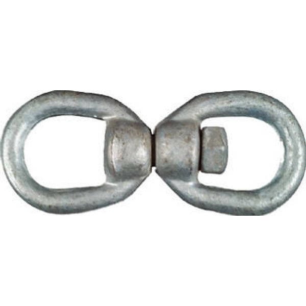 1/2-In. Galvanized Swivel Open Round Eye Link