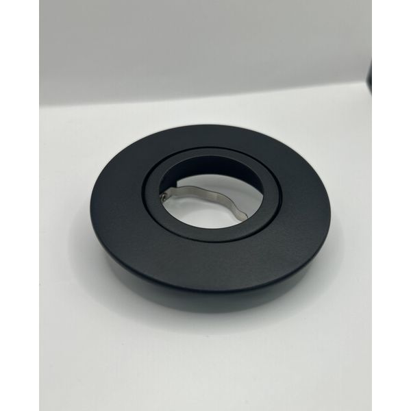ALL LED iCan75 Mains GU10 Fire Rated Downlight AFD75 + Bezel (Carbon Black Adjustable)