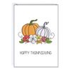 Happy Thanksgiving Day Card - Pumpkins