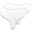 2 Pieces Reusable Silicone Chest Pads, Decollete Pads Chest Wrinkle Pads Anti Wrinkle Remover for Preventing Wrinkles and Smoothing Skin