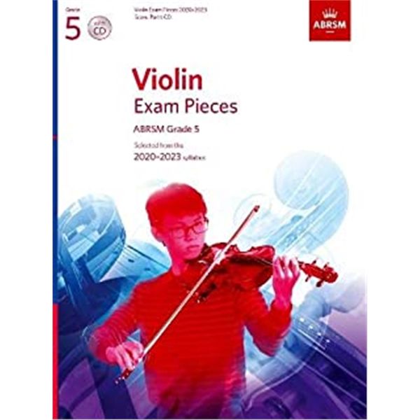 预订Violin Exam Pieces 2020-2023, ABRSM Grade 5, Score, Part & CD:Selected from the 2020-2023 syllabus