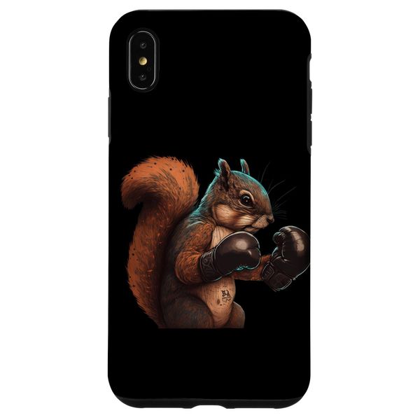 iPhone XS Max Boxing Squirrel Boxer Boxing Gloves Kickboxing MMA Kickboxer Case