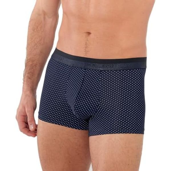 HOM, Mens, Max Boxer Briefs, Navy Blue, L