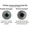 Innovative Rapid Screw Extractor/Remover for Phillips Screws (Size #2) Engineer DBZ 60g