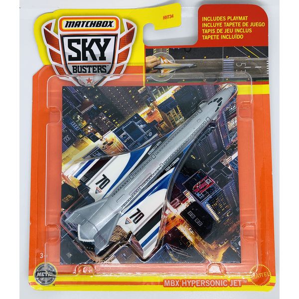Matchbox - Sky Busters 2022 - MBX Hypersonic Jet - 11/33 - Includes playmat