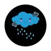 Cloud Rain Sky Nature Clouding IT Computing Funny PopSockets PopGrip: Swappable Grip for Phones & Tablets
