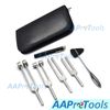 AAProTools 6 pcs Tuning Fork C128 C 512 C256 C1024 + Reflex Percussion Taylor Hammer Penlight