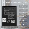 2PC Replacement Battery for Kyocera DuraXV Extreme E4810 SCP-73LBPS 3800mAh