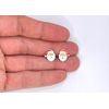 Santa Claus Stud Earrings - 925 Sterling Silver - Christmas