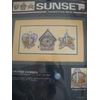 Country Candles Counted Cross Stitch SUNSET