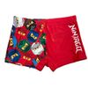 LEGO NInjago Swimming Trunks with Elastic Waistband and Drawstring Red, red