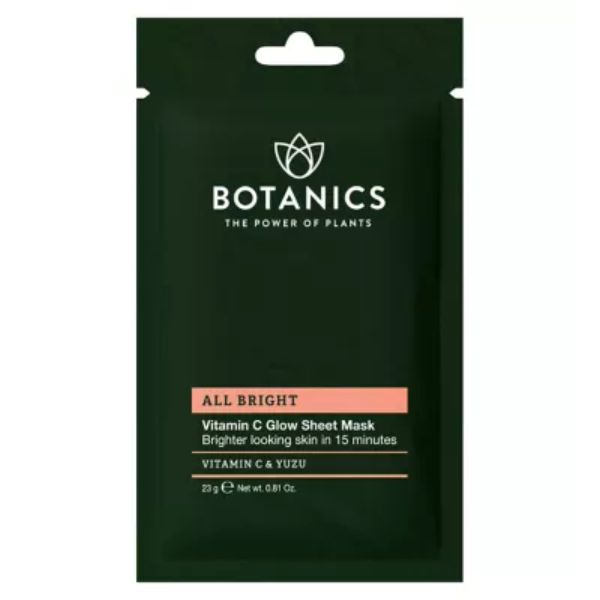 Botanics sheet mask Vitamin C glow