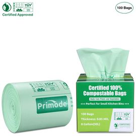 Compostable Trash Bags, 2.6 Gallon, 270 Total Count, Sturdy