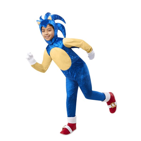Rubie's Child's Sonic Deluxe Costume, As Shown, Large