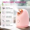 Facial Steamer Spa Kit with 17 Skin Care Tools, Nano Ionic Face Steamer for Deep