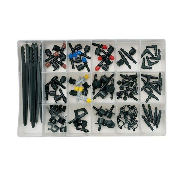 Orbit 69500 92-Piece Drip Irrigation Assortment Kit , Black