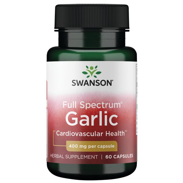 Swanson Full Spectrum Garlic (Cloves) 400 mg 60 Capsules