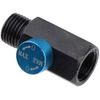 POFET 2pcs 1/4 NPT Inline Regulator Solid Steel Compressed Air Pressure Valve Tool