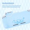 Kuitmor Switch Lite Case,Soft Silicone Protective Case,Anti-Scratch Protective Cover Compatible with Switch Lite 2019 with 2 Thumb Grip Caps - DEG