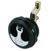 Whitecap S-0226BC T-Handle Latch with Keyed Lock - Black 3" Diameter