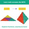 Geometiles 3D Building Set for Learning Math, Includes Many Online Activities, 32-pc, Made in USA (Pentagon/Triangle)