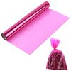 Valentine's Day Pink Cellophane Wrap Roll 100ft for Gift Baskets & Crafts