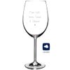 JUNIWORDS Weinglas mit Gravur, Mein Held, bester Freund & Ehemann, Rotweinglas
