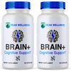 Peak Wellness Brain+ Cognitive Support Supplement for Mental Clarity Plus 120ct