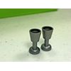 New LEGO Flat Silver Goblets Minifig Cups/Glasses Kitchen Accessories (x2) 2343