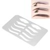 Eyebrow Lip Shape Stencils Shape Kit, 4 Types Eye Brow & Lip Makeup Shaper Template Tools