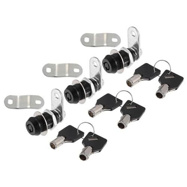 RV Campervan Lock Set with 6 Keys/Inner RV Storage Door Locks for File Cabinet