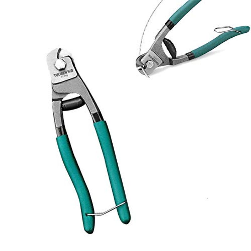 WELTEK 8-Inch Stainless Steel Cable Cutter – Heavy Duty Wire Rope Cutter For Aircraft Cable, Bike Brakes, Deck Railing & Fencing (Up To 3/16")