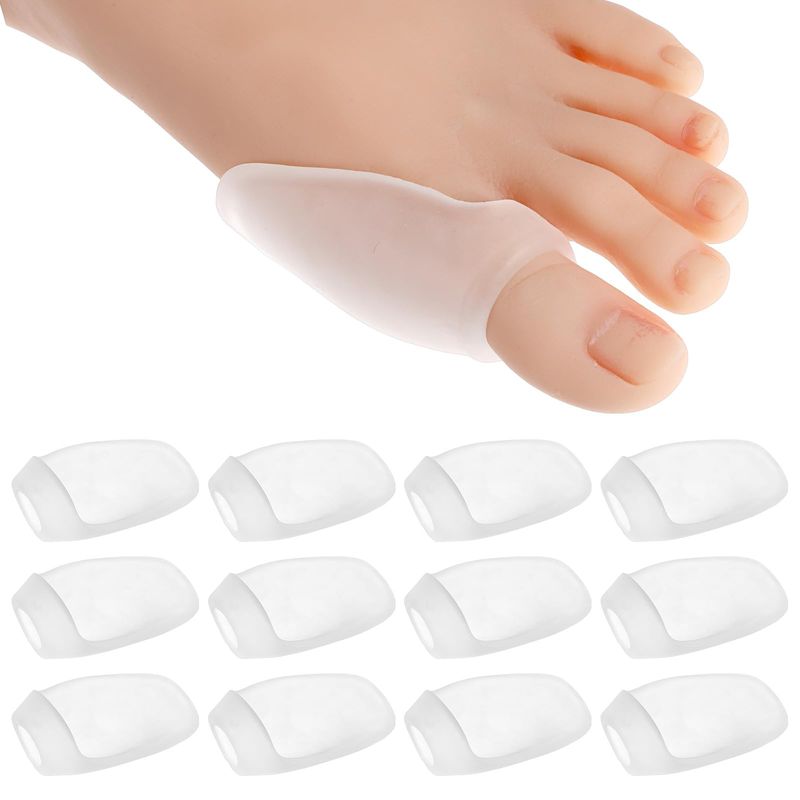 10 Cuscinetti Per Alluce Valgo Con Aloe Vera E Separatore – Gel Trasparente, Lavabili