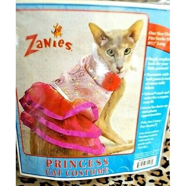 2134331513 Zanies Princess cat costume, halloween pet costume