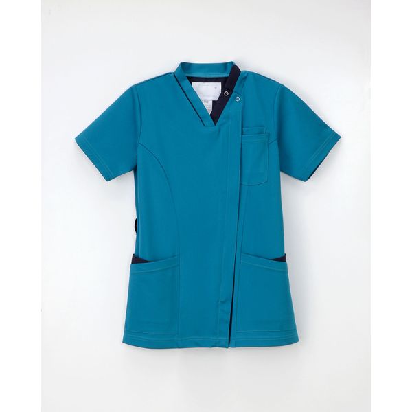 Medical Uniform Women's Scrubs RF-5142(M) Navy + Turquoise