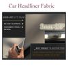 Replace Universal Headliner Fabric Car Headlining Roof Liner light-gray 90"x60"