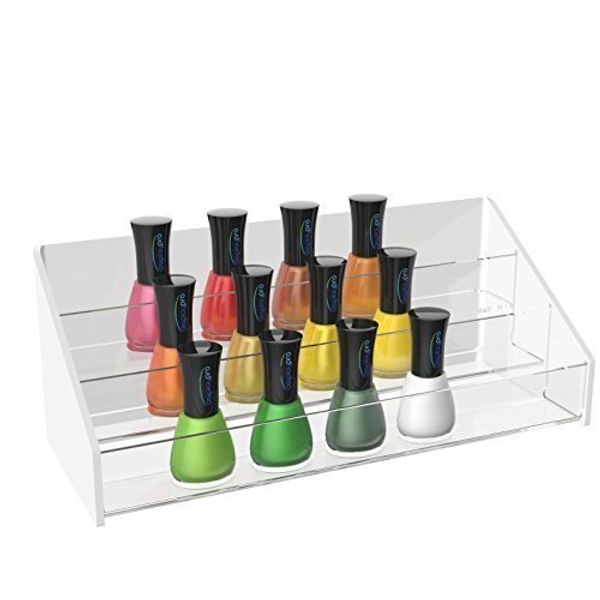 Acrylic Nail Varnish Polish Display Stand (White)