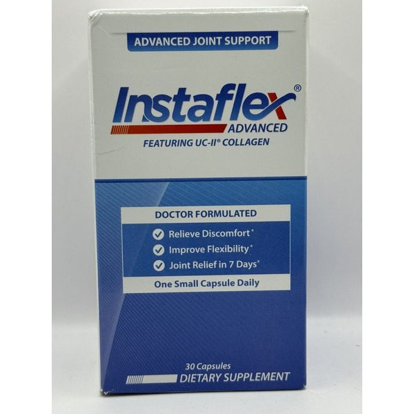 Instaflex Advanced  Joint Support Doctor Formulated 30 Cap Ex 06/26 Box Damaged.