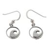 Touch Jewellery 925 Sterling Silver Wave Drop Earrings