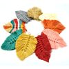 Macramé Tassels | 65mm x 90mm Threaded Tassels | Knotted Tassels | Cream
