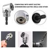 12PCS Screwdriver Bit & Right Angle Drill Set,Right Angle Drill Attachment with 10 PCS Screwdriver Bits Angle Drill Attachment,Durable Right Angle Screwdriver for Tight Corner Workspace,for 1/4" Drill