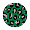 Green and Pink Leopard Print PopSockets Adhesive PopGrip