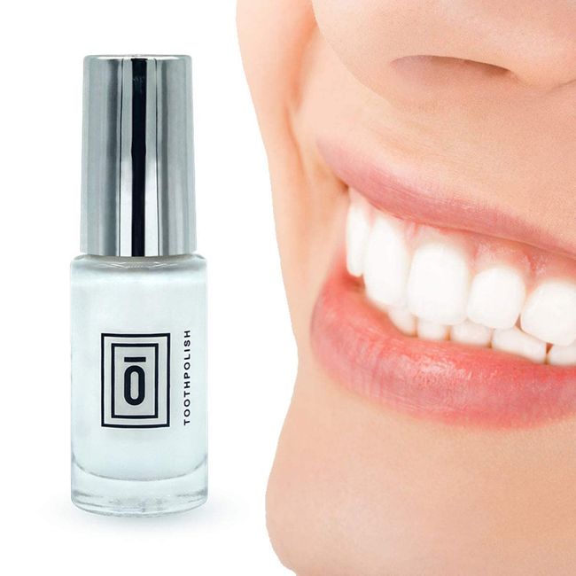 CHROM Tooth Polish, Instant whitening Paint for Teeth Like Nail Polish for Teeth (Natural Ultra White)