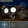 VAXCEL Bronze Motion Sensor Dusk to Dawn Outdoor Security Flood Light - 240 Degree Range - 85 Ft.