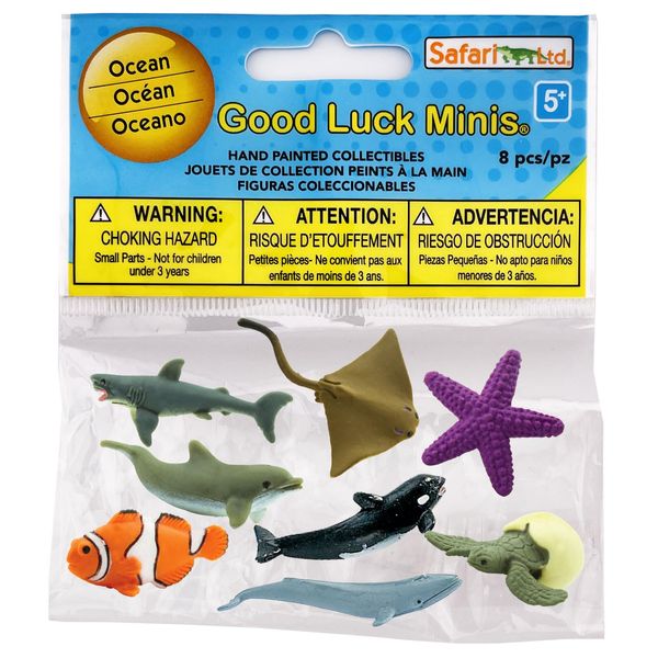 Safari Ltd. Ocean Fun Pack - Mini Figures of Sea Creatures - Educational Toy Set for Boys, Girls, and Kids Ages 5+