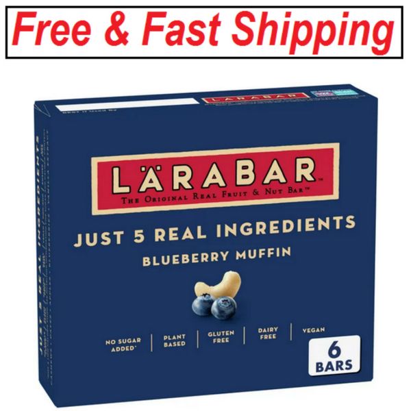 Larabar Blueberry Muffin, Gluten Free Vegan Fruit & Nut Bars, 6 ct.Best Price